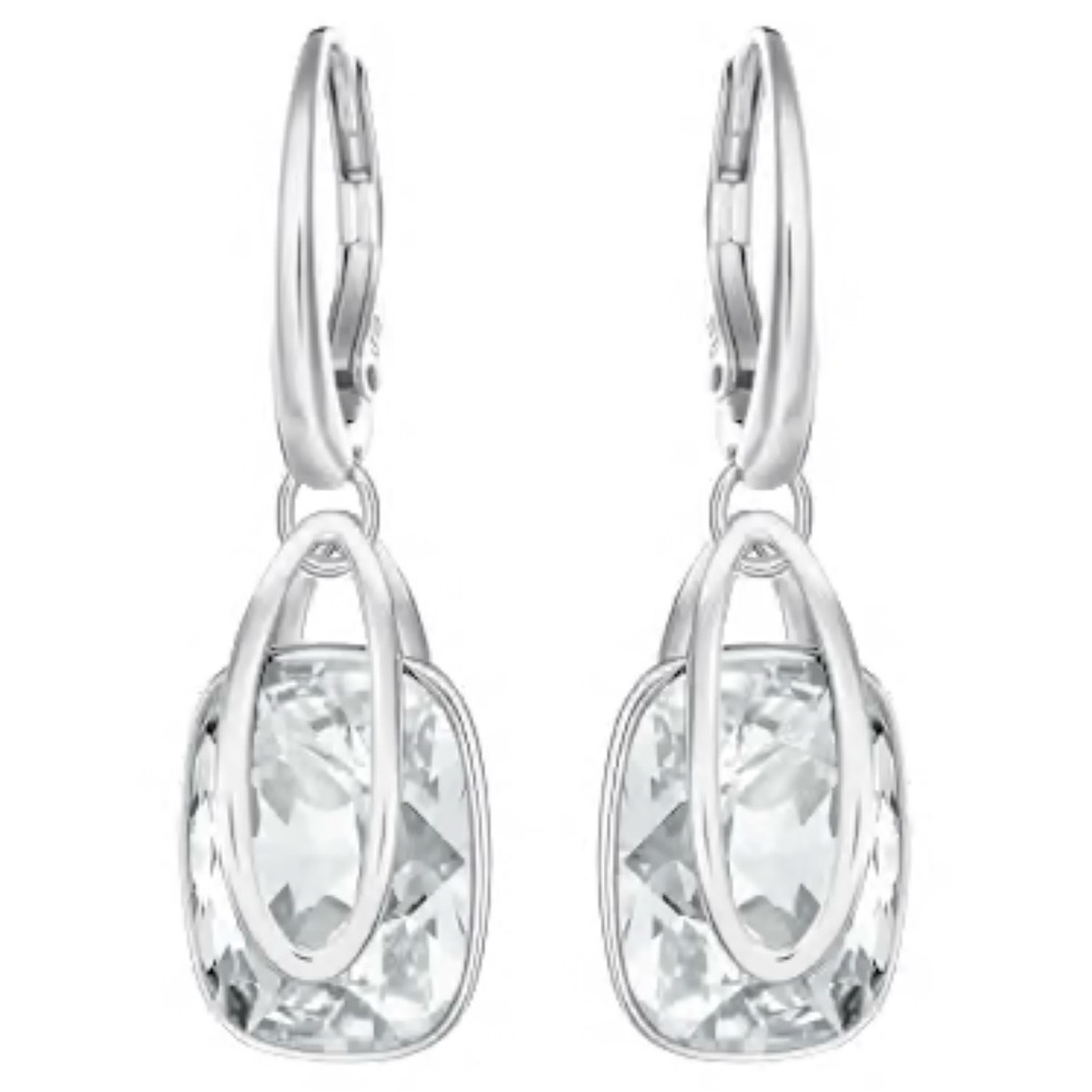 ✨Host pick✨Swarovski Silver Lattice Crystal Earrings
